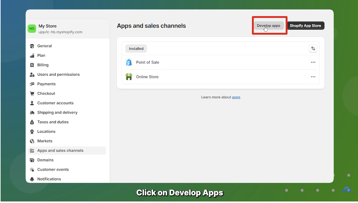 Create an App