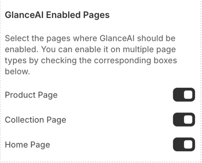 Enabled Pages
